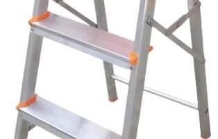 Escada Banqueta De Alumínio Com 3 Degraus Botafogo Lar & Lazer