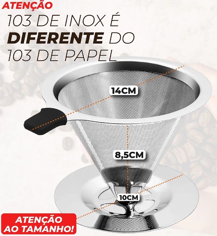 COADOR DE CAFÉ INOX