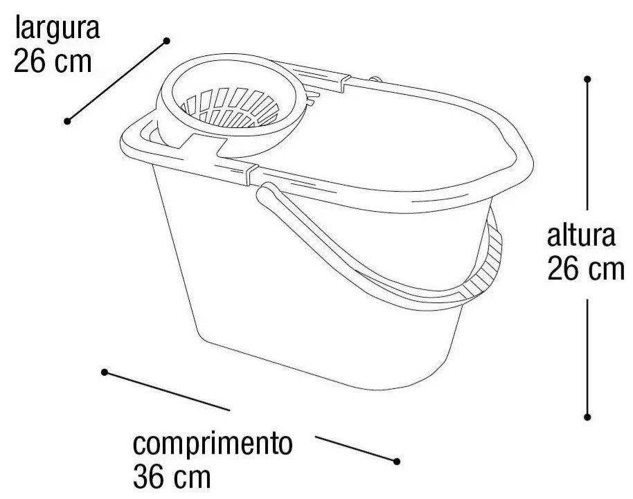 Balde para Limpeza