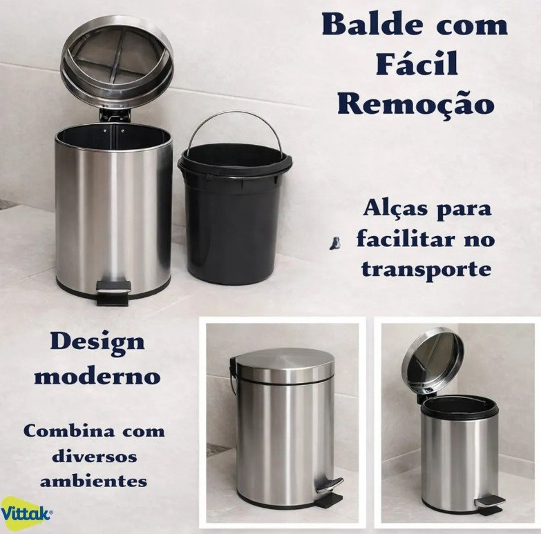 Lixeira Inox