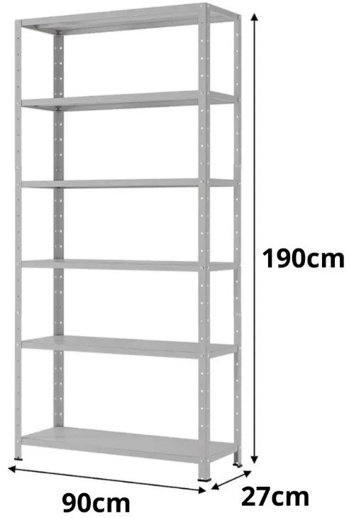 Estante de aço
