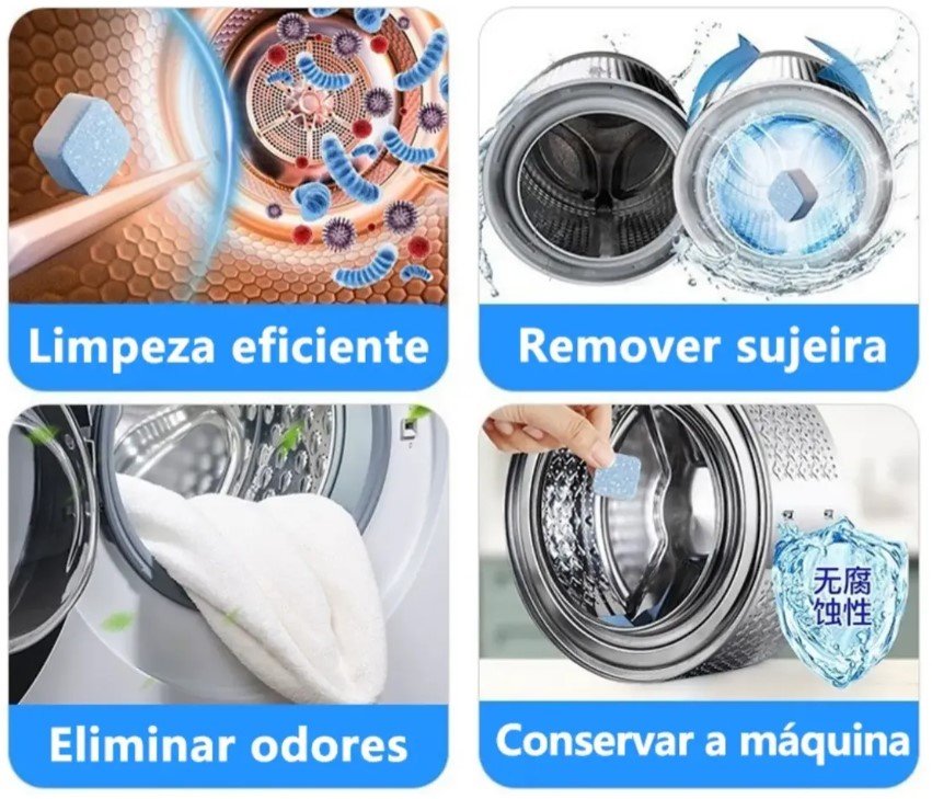 Pastilha Higienizar Máquina