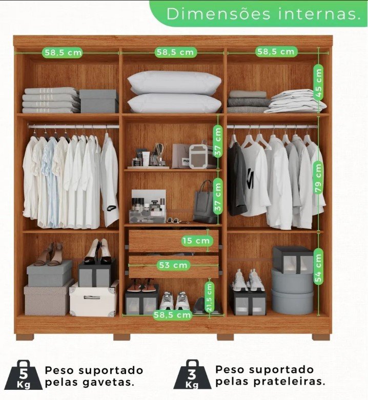 Guarda-roupa Casal