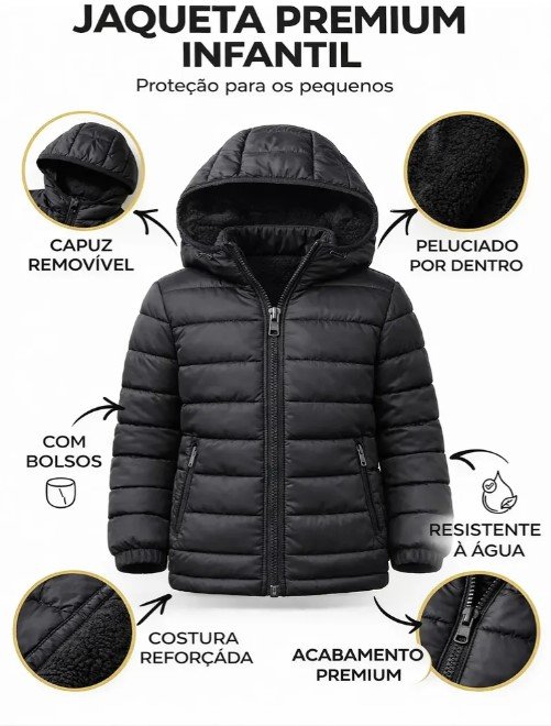 Jaqueta Puffer Infantil