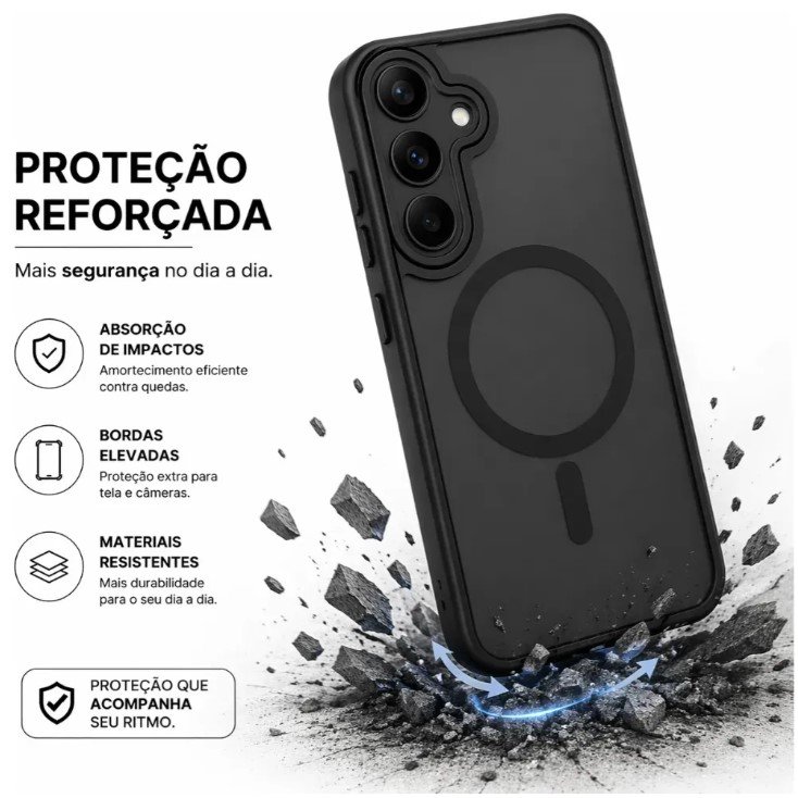 Capa Magsafe e Película para Samsung Galaxy S26+