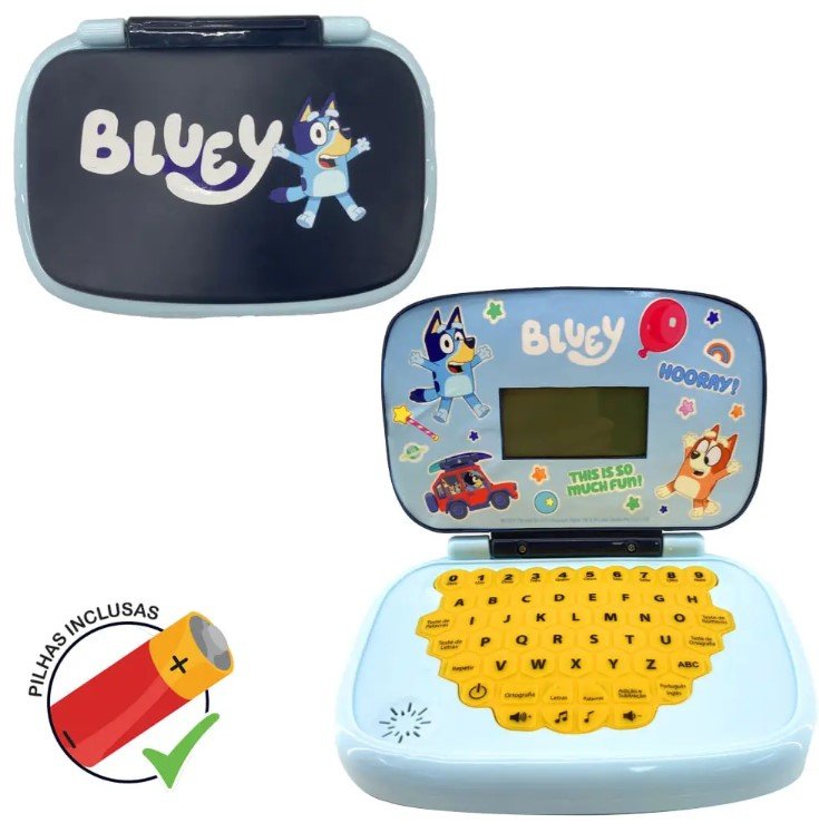 Laptop Infantil Bluey Bilíngue