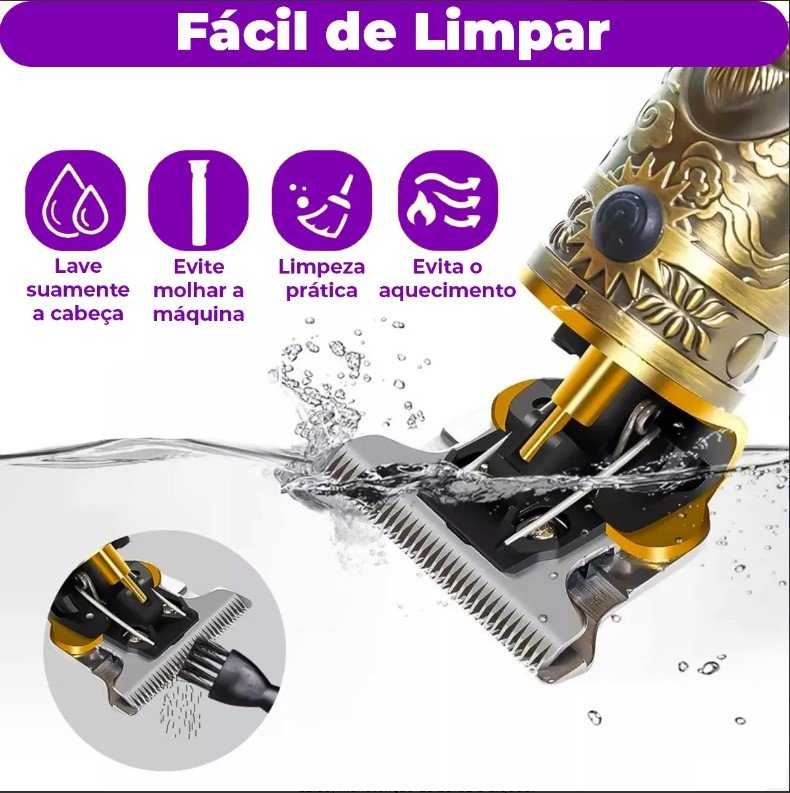 Máquina acabamento Barba e Cabelo