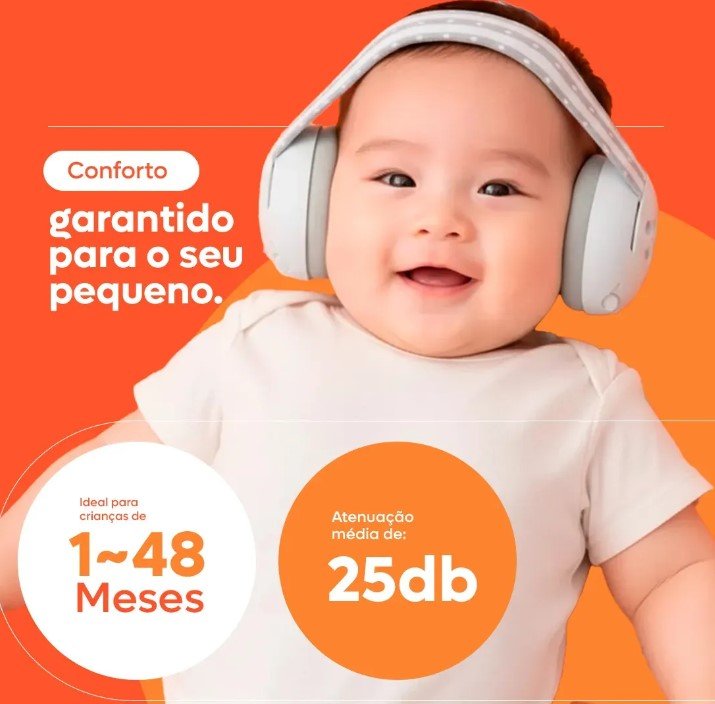 Abafador Som Infantil