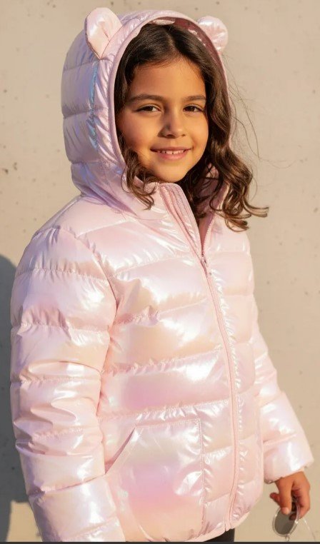 Jaqueta Puffer Metalizada