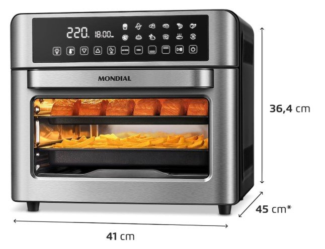 Fritadeira Air Fryer Forno Oven