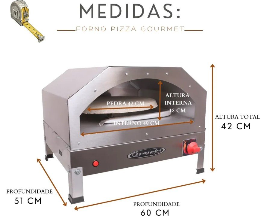 Forno a Gás para Pizzas